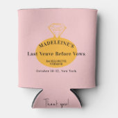 Rafraîchisseur Pour Canette Itinéraire de week-end d'enterrement de vie de jeu (Devant)