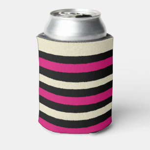 Rafraîchisseur Pour Canette Ivoire et roses chaudes Cool Motif simple