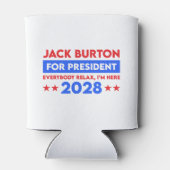 Rafraîchisseur Pour Canette Jack Burton Pour Président 2028 (Dos)