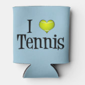 Rafraîchisseur Pour Canette J'adore le tennis (Devant)