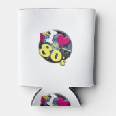 Rafraîchisseur Pour Canette J'adore les années 80 (Devant)