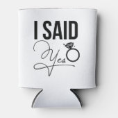 Rafraîchisseur Pour Canette "J'ai dit oui" - Fête des mariées (Devant)