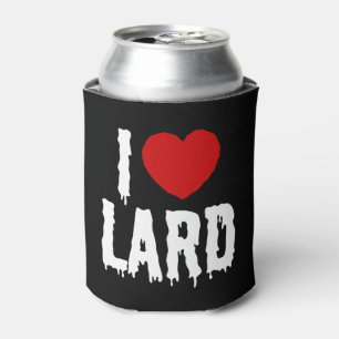 RAFRAÎCHISSEUR  POUR CANETTE J'AI LE COEUR [AMOUR] LARD
