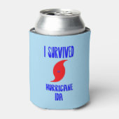 Rafraîchisseur Pour Canette J'Ai Survécu À L'Ouragan Ida (Can devant)