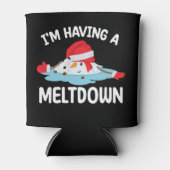 Rafraîchisseur Pour Canette J'ai une fonte de neige de Noël (Devant)