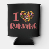 Rafraîchisseur Pour Canette J'Aime Courir (Pour La Nourriture) (Devant)