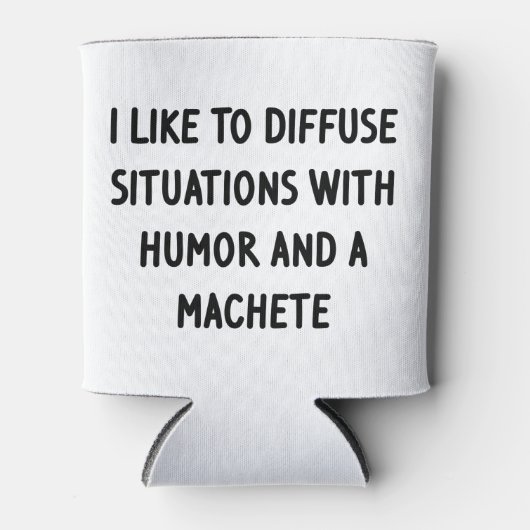 Rafraîchisseur Pour Canette J'aime diffuser des situations (Devant)