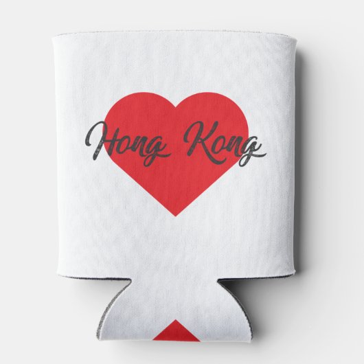 Rafraîchisseur Pour Canette J'aime Hong Kong (Dos)