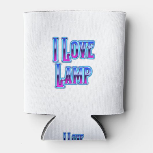 Rafraîchisseur Pour Canette J'aime Lampe (Devant)