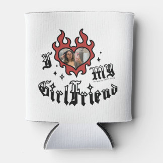 Rafraîchisseur Pour Canette J'aime ma copine - Rouge - DingusDesign