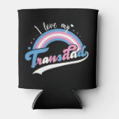 Rafraîchisseur Pour Canette J'Aime Ma Transdad | LGBTQ | Transgenre (Devant)