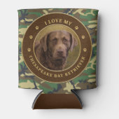 Rafraîchisseur Pour Canette J'Aime Mon Chesapeake Bay Retriever Can Cooler (Devant)