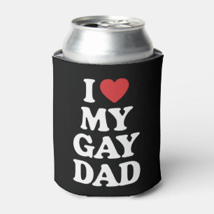 Rafraîchisseur Pour Canette J'aime mon père gay je cœur mon père gay