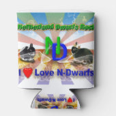 Rafraîchisseur Pour Canette J'aime Netherland Dwarf Bunnies (Dos)