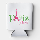 Rafraîchisseur Pour Canette J'aime Paris (Devant)