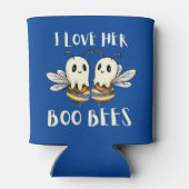 Rafraîchisseur Pour Canette J'aime Son Boo Bees Funny Halloween Saison (Dos)