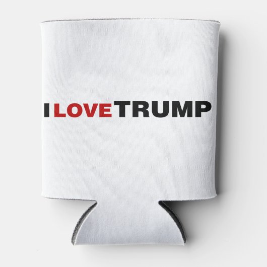 Rafraîchisseur Pour Canette J'aime Trump (Devant)