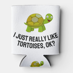 Rafraîchisseur Pour Canette J'Aime Vraiment Les Tortues Ok Les Tortues