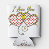 Rafraîchisseur Pour Canette J'aime You Design (Dos)