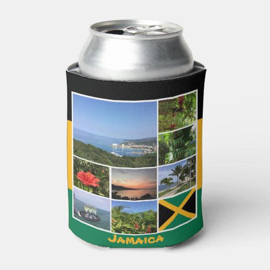 Rafraîchisseur Pour Canette Jamaïque - Collage photo (Can devant)