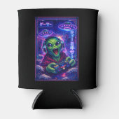 Rafraîchisseur Pour Canette Japanese Synthwave Sci Fi UFO Alien Cool Gamer (Devant)