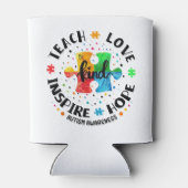 Rafraîchisseur Pour Canette J'Apprends À Des Enfants Awesome Enseignant Sensib (Dos)