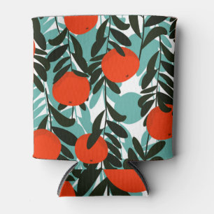 Rafraîchisseur Pour Canette Jardin de fruits orange incolore Imprimer