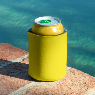 Rafraîchisseur Pour Canette Jaune Canari Couleur Uni