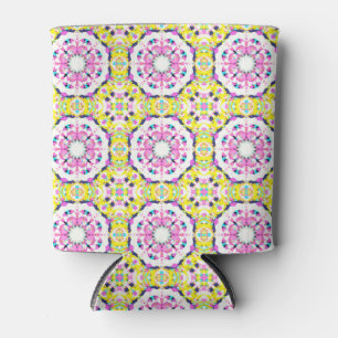 Rafraîchisseur Pour Canette Jaune et rose Vacay Star Motif