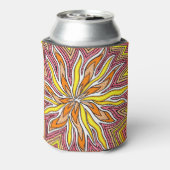 Rafraîchisseur Pour Canette Jaune Orange Trippé Sun Design Can Cooler (Can Dos)