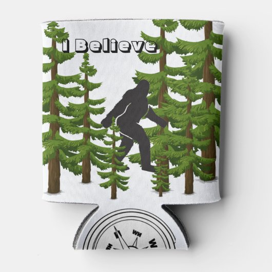 Rafraîchisseur Pour Canette Je crois à Bigfoot Can Cooler (Devant)