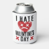 Rafraîchisseur Pour Canette Je déteste la Saint Valentin (Can Dos)