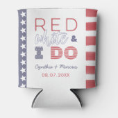 Rafraîchisseur Pour Canette Je fais BBQ Décontracté Jardin Wedding shower (Devant)