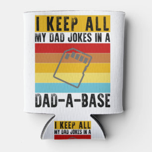 Rafraîchisseur Pour Canette Je garde toutes mes blagues de papa dans une base