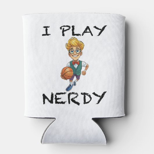 Rafraîchisseur Pour Canette Je joue Nerdy (Dos)