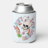 Rafraîchisseur Pour Canette Je ne fais pas de carottes - Mignonne lapin crâne (Can Dos)