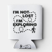 Rafraîchisseur Pour Canette Je ne suis pas perdu, je suis en train d'explorer  (Dos)