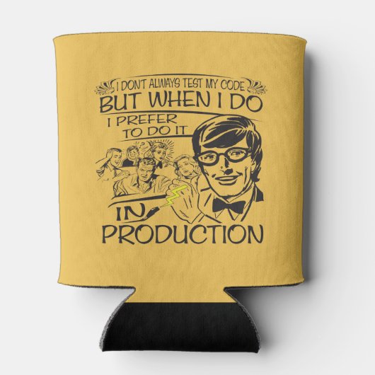 Rafraîchisseur Pour Canette Je ne teste pas toujours mon code (Dos)