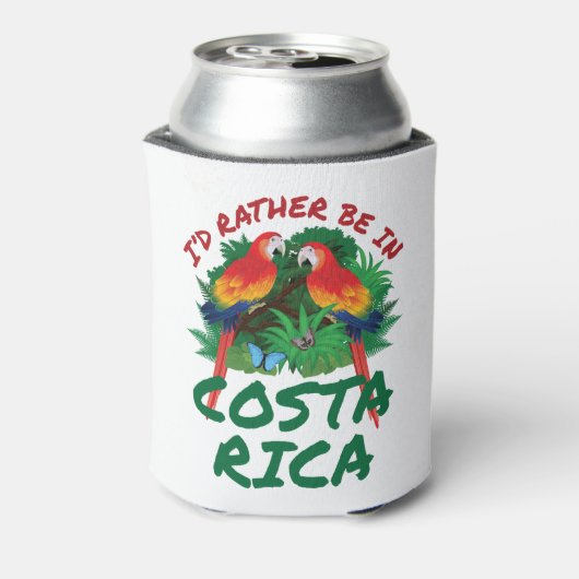 Rafraîchisseur Pour Canette Je préfère être au Costa Rica Vacation Souvenir (Can Dos)