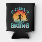 Rafraîchisseur Pour Canette je préférerais skier (Devant)