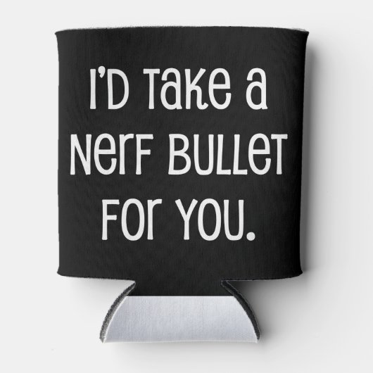 Rafraîchisseur Pour Canette Je prendrais une balle pour toi (Devant)