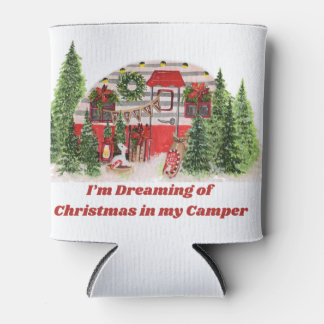 Rafraîchisseur Pour Canette Je rêve de Noël dans mon Camper sur un
