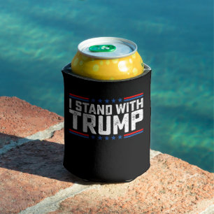 Rafraîchisseur Pour Canette Je suis avec Trump Élection Présidentielle Vintage