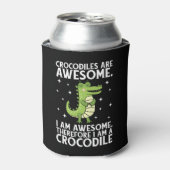 Rafraîchisseur Pour Canette Je Suis Awesome Crocodile Funny Crocodiles jeu d'a (Can devant)