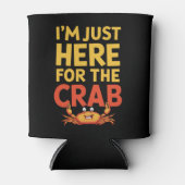 Rafraîchisseur Pour Canette Je suis juste ici pour le Crab amusant amoureux de (Devant)