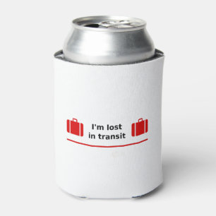 Rafraîchisseur Pour Canette Je suis perdu en transit Double Suitcase Couleur-L