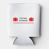 Rafraîchisseur Pour Canette Je suis perdu en transit Double Suitcase Couleur-L (Devant)