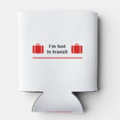 Rafraîchisseur Pour Canette Je suis perdu en transit Double Suitcase Couleur-L (Dos)