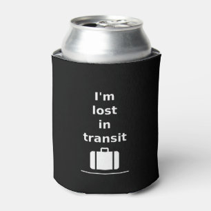 Rafraîchisseur Pour Canette Je suis perdu en transport en commun Suitcase Dark