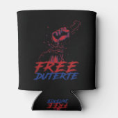 Rafraîchisseur Pour Canette Je Suis Pour Duterte Free DU30 Free Duterte (Dos)